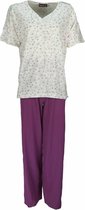 Medaillon Dames Pyjama Paars MEPYD1202A - Maten: M