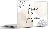 Autocollant pour ordinateur portable - 10,1 pouces - Citations - Joyeuses Pasen - Énonciations - Aquarelle