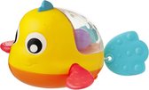 Playgro Paddellend Badvisje - Badspeelgoed - Trekspeeltje - Clownvis met spartelende vinnen - 2 kleuruitvoeringen