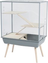 Zolux knaagdierkooi nevo royal plexiglas grijs
