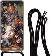 Cordon téléphonique - Chaîne de téléphone - Étui avec cordon Adapté pour iPhone 7 - Nature morte avec des fleurs - Peinture - Maîtres anciens - Siliconen - Bandoulière - Étui de téléphone avec cordon