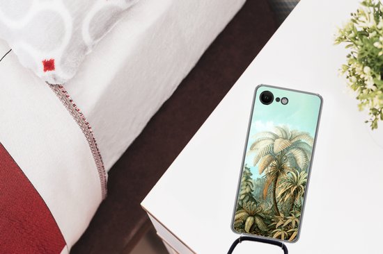 Coque avec cordon iPhone SE 2020 - Filicinae - Haeckel - Vieux maîtres - Siliconen - Bandoulière - Coque arrière avec cordon - Coque pour téléphone avec cordon - Coque avec corde