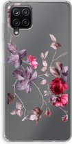 CaseCompany® - Galaxy A12 hoesje - Mooie bloemen - Soft Case / Cover - Bescherming aan alle Kanten - Zijkanten Transparant - Bescherming Over de Schermrand - Back Cover