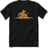 Bitcoin Bull - Crypto T-Shirt Kleding Cadeau | Dames / Heren / Unisex | Bitcoin / Ethereum shirt | Grappig Verjaardag kado | Tshirt Met Print  Prijs - Zwart - XXL