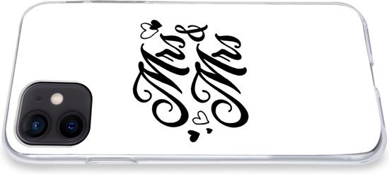 Coque iPhone 12 - Mariée - Mariage - Citation - Siliconen