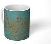 Mok - Vintage - Metaal - Roest - 350 ML - Beker - Uitdeelcadeautjes