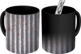 Magische Mok - Foto op Warmte Mok - Oud - Roest - Golfplaten - 350 ML - Uitdeelcadeautjes