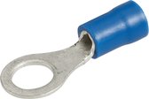 50x Kabelschoen oogring M6 blauw 1,5 - 2,5mm² kabel