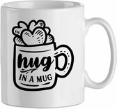 Mok 'Hug in a mug' | Coffee| Koffie| Kadootje voor hem| Kadootje voor haar