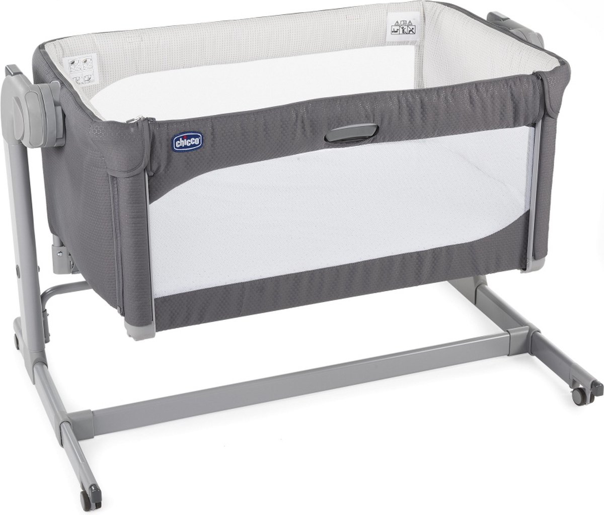 Chicco CoSleeper Next2Me Magic Moon Grey Wieg aan bed