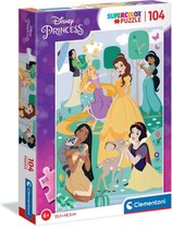 Disney Princess Supercolor legpuzzel 104 stukjes