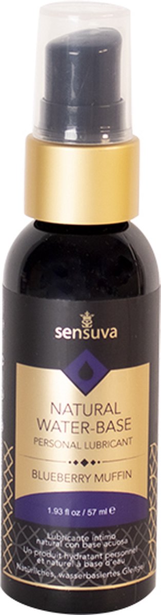 Goedkoopste Sensuva - Natural Waterbasis Glijmiddel Bosbessen Muffin 57 ml