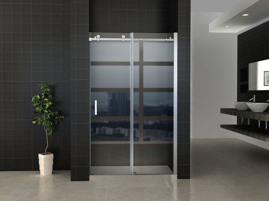 Foto: Schuifdeur 120x190cm helder veiligheidsglas