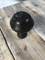 1 Belli Knop - deurknop historisme, antiek ijzeren - vast staand.