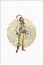 Walljar - Arabian Soldier - Muurdecoratie - Poster