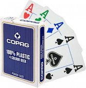 Copag 4 Kleuren Pokerkaarten Blauw