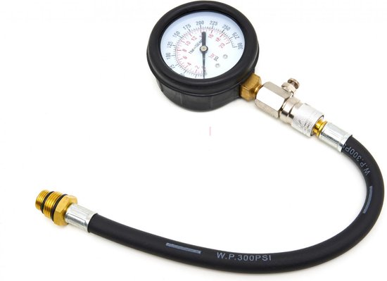 Silverline 598559 - Coffret de compressiomètre 5 pièces pour moteur à essence