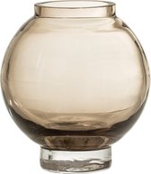 Bloomingville bolvaasje -  glas - Ø 10 centimeter x 12,5 centimeter