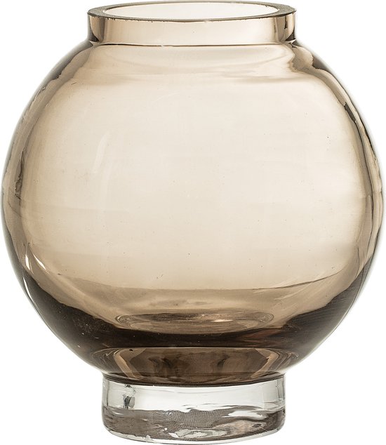 Vase boule Bloomingville - verre - Ø 10 centimètres x 12,5 centimètres