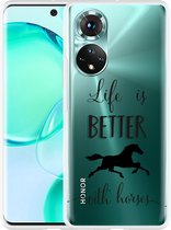 Honor 50 Hoesje Life is Better with Horses - Designed by Cazy