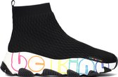 Kurt Geiger London Lettie Knit Sock Hoge sneakers - Dames - Zwart - Maat 37
