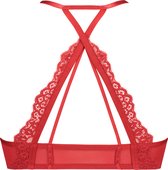 Hunkemöller Dames Lingerie Voorgevormde push-up beugel bh Claire  - Rood - maat E75
