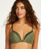 Hunkemöller Dames Lingerie Voorgevormde push-up beugel bh Malika  - Groen - maat C85
