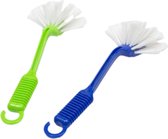 B-Deal Afwasborstel Kunststof - Kleur Mix - Groen Blauw - Per Stuk