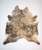KOELAP Koeienhuid Vloerkleed - Bruin Brindle - 220 x 235 cm - 1004250