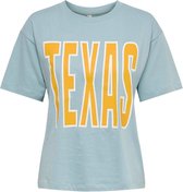 Jacqueline de Yong T-shirt Jdytulsa Life S/s Print Top Jrs 15247469 Tourmaline/texas Dames Maat - L