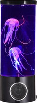 WiseOne® Jellyfish LED Lavalamp met Bluetooth speaker - Lavalamp - 30 cm - 16 kleuren - Met kwallen - Nachtlamp - Multi color lamp - Tafellamp - LED lamp