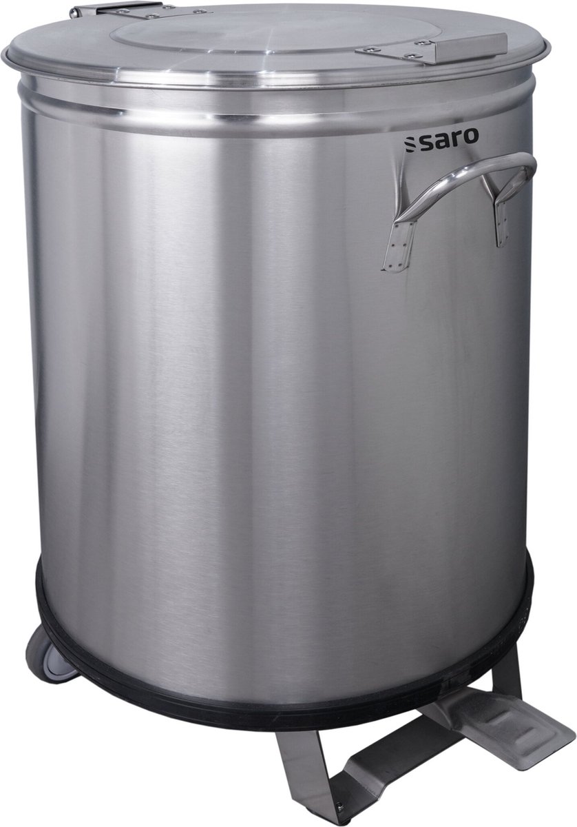 Afvalbak met deksel en pedaal - 30 L