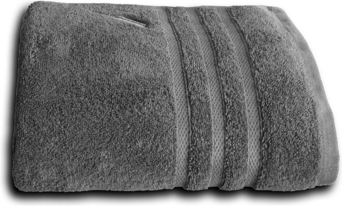 Nautica Crew Handdoek, 100% Premium Katoen, 500 GSM, 50x100, Cosy, Sof Durable-Gray