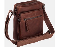The Chesterfield Brand Schoudertas Birmingham Shoulderbag Brown Bruine