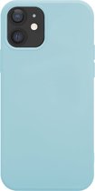 Ceezs Pantone siliconen hoesje geschikt voor Apple iPhone 12 / 12 Pro - beschermhoesje - backcover - silicone case - optimale bescherming - blauw