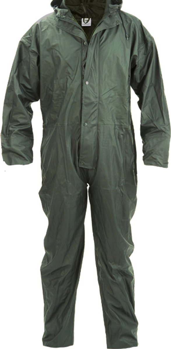Regenoverall Safeworker Tanna pu-flex plus groen maat L