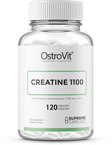 Creatine - Creatine Monohydrate 1100mg - 120 Capsules - Ostrovit - - + Pillendoos