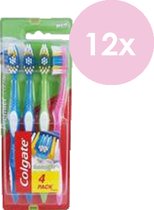 Colgate Tandenborstels Medium - 12 x 4 stuks