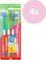 Colgate Tandenborstels Medium - 4 x 4 stuks