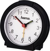 Hama Wekker Classic Geluidsarm Zwart/wit