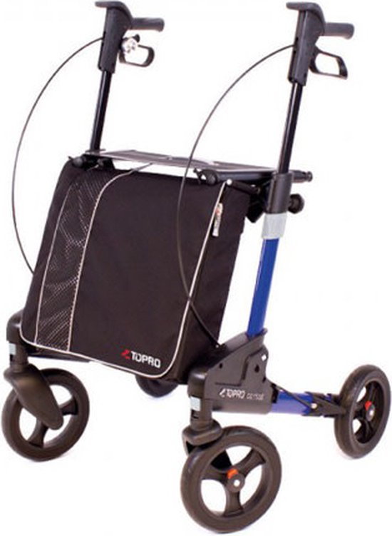 Topro Troja Odyssé Rollator - Dubbel Opvouwbaar Blauw