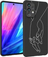 iMoshion Design voor de Samsung Galaxy A52(s) (5G/4G) hoesje - Hand - Zwart