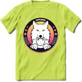 Saitama T-Shirt | Wolfpack Crypto ethereum Heren / Dames | bitcoin munt cadeau - Groen - XL