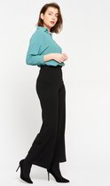 LOLALIZA Blouse met driekwartsmouw - Licht Groen - Maat 46