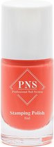 PNS Stamping Polish No.44 Neon OranjeRood