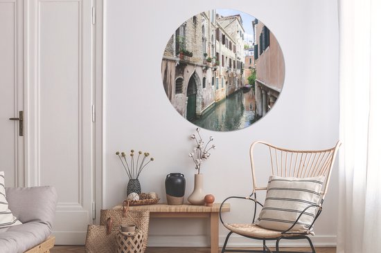 WallCircle - Wall Circle - Wall Circle Indoor - Venetië - Italie - Canal - 150x150 cm - Décoration murale - Peintures Ronds
