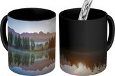 Magische Mok - Foto op Warmte Mok - Zonsopgang bij het meer Lago di Braies in Italië - 350 ML