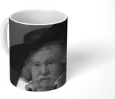 Mok -  een oude man - Rembrandt van Rijn - 350 ML - Beker