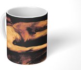 Mok - Male Nude - Schilderij van Edgar Degas - 350 ML - Beker