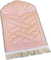 Luxe kinder gebedskleed met voering roze